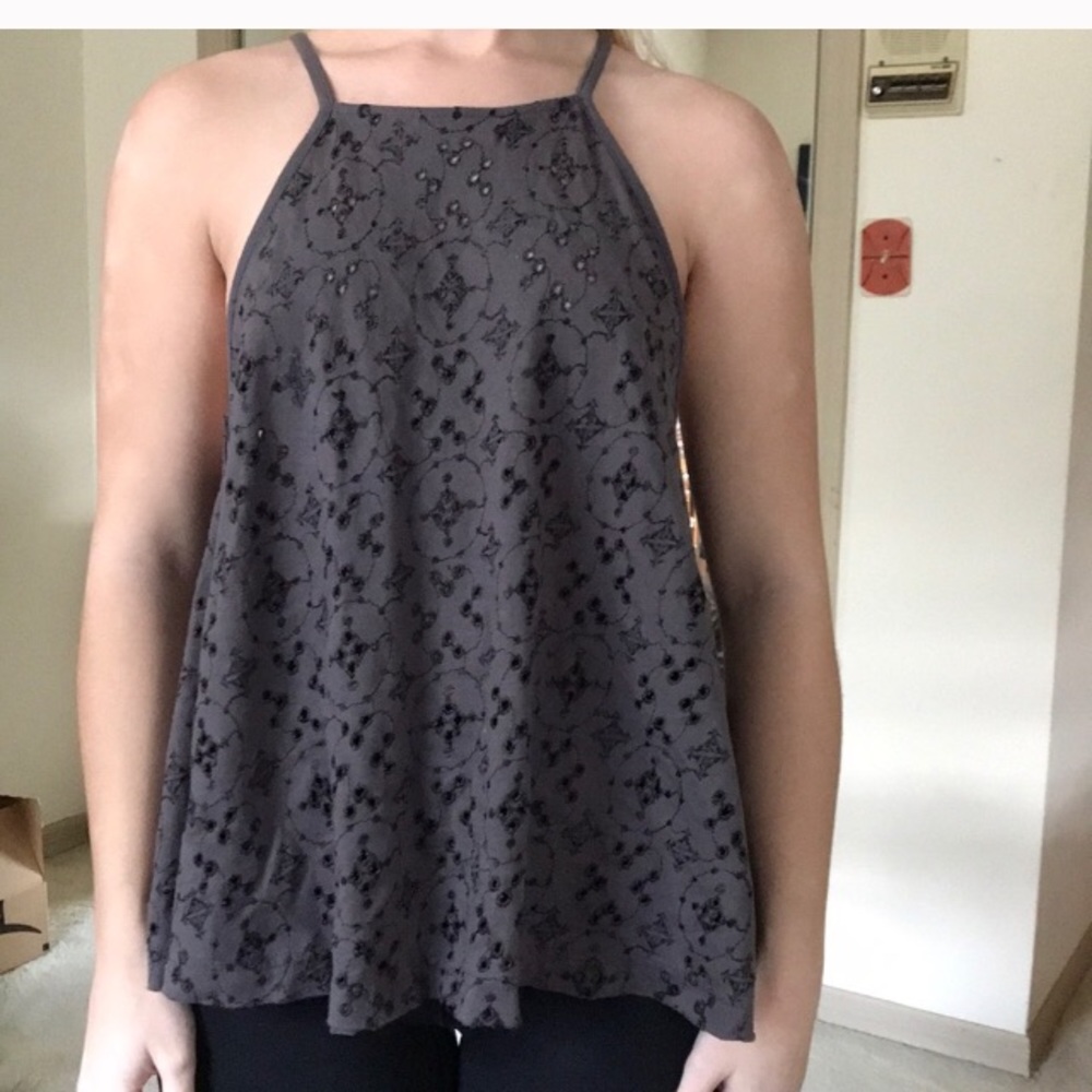 Free People grey tank top